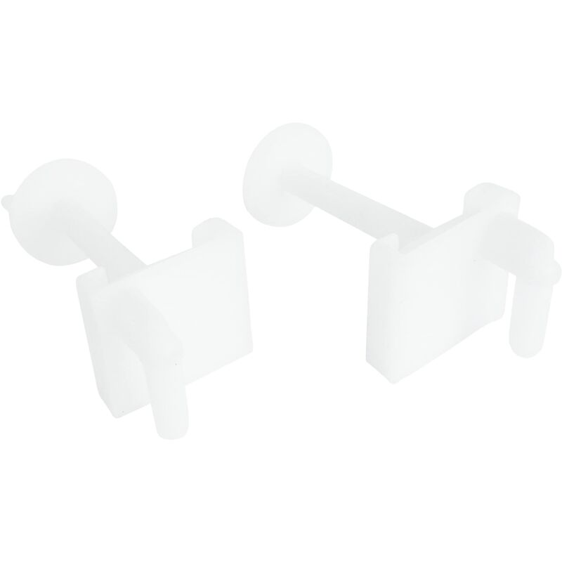 foto del prodotto ayor somatherm for you flap fissazione wc con 2 viti con teste quadrate, due dadi 2 e piastra plastica