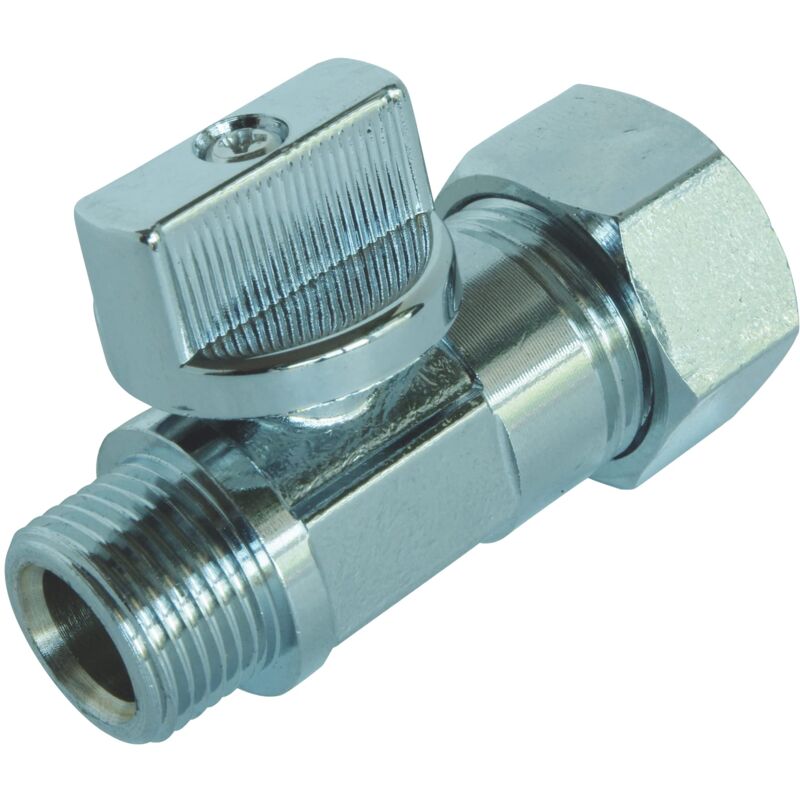 foto del prodotto ayor somatherm for you mini valvola a sfera cromo bicono m12 17 tubo di rame 12 mm