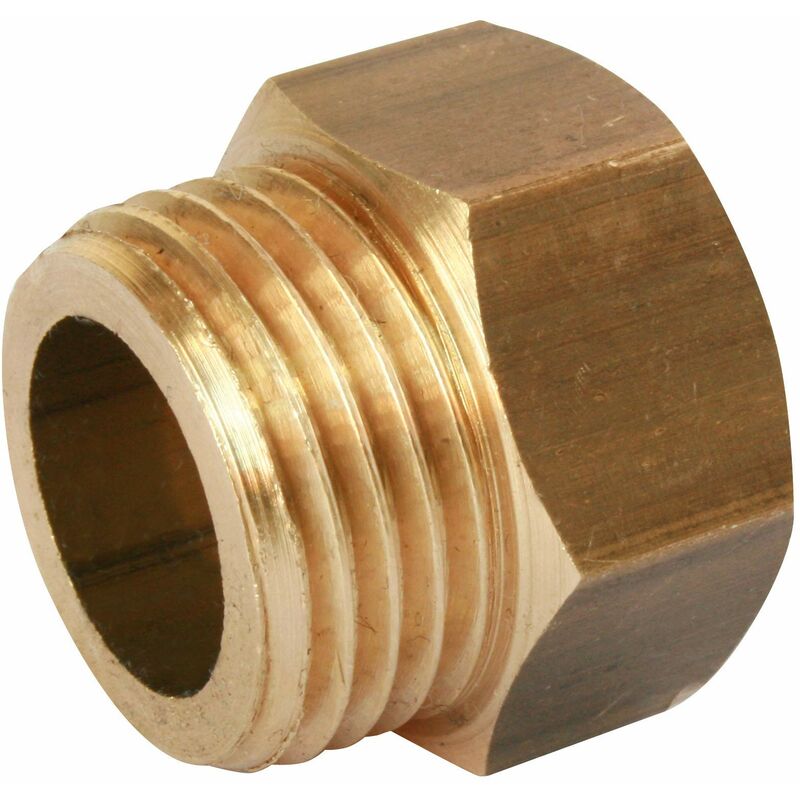 foto del prodotto ayor somatherm for you raccordo in ottone uguali maschio femmina 15 21