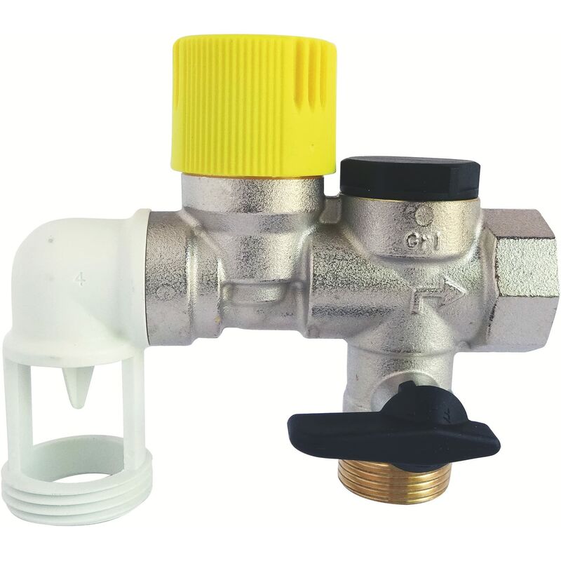 foto del prodotto ayor somatherm for you safety group sede teflon nc 20 27 3 4 per l acqua dura con una guardia d aria piegato. evita sovrappressione nel