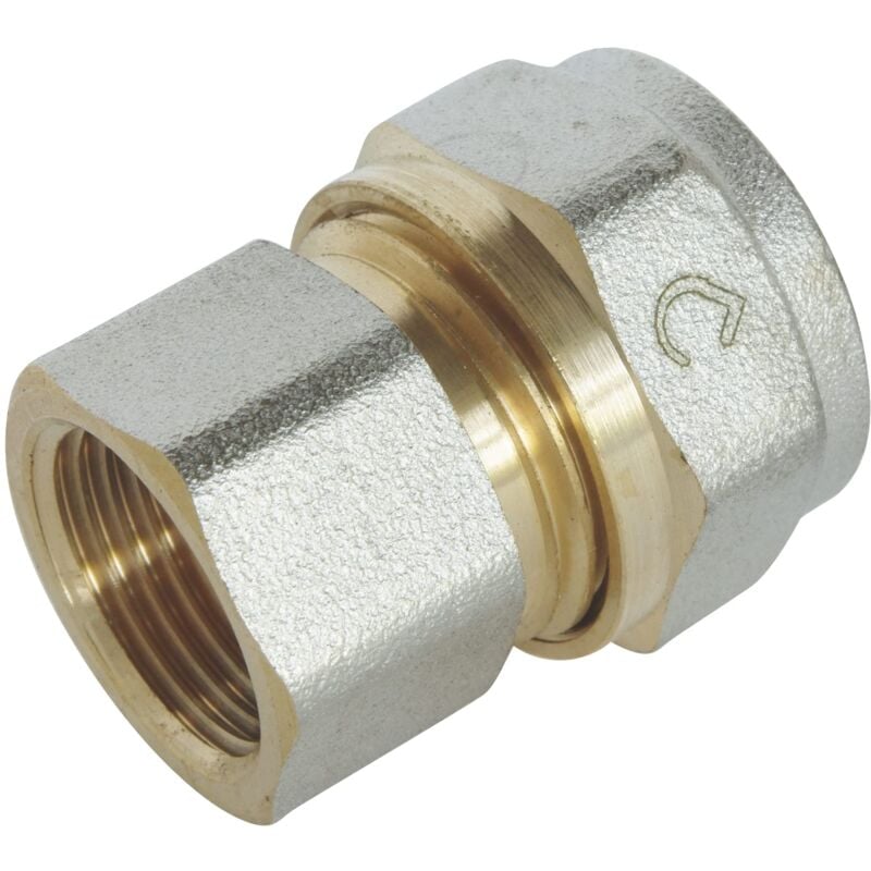 foto del prodotto ayor somatherm per te 3717 20 15 collegamento di compressione destra per 20 tubo multistrato 15 21 femmina 1 2 , consente di collegare
