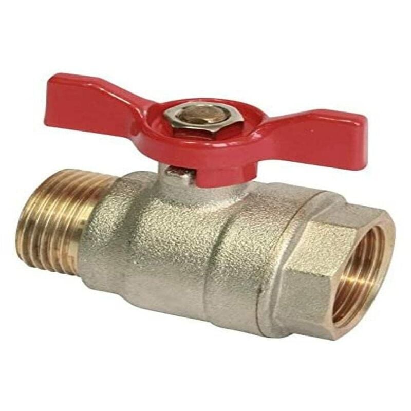 foto del prodotto ayor somatherm per te valvola a sfera maschio femmina 12 17 farfalla joystick flusso ottimale con il passaggio totale