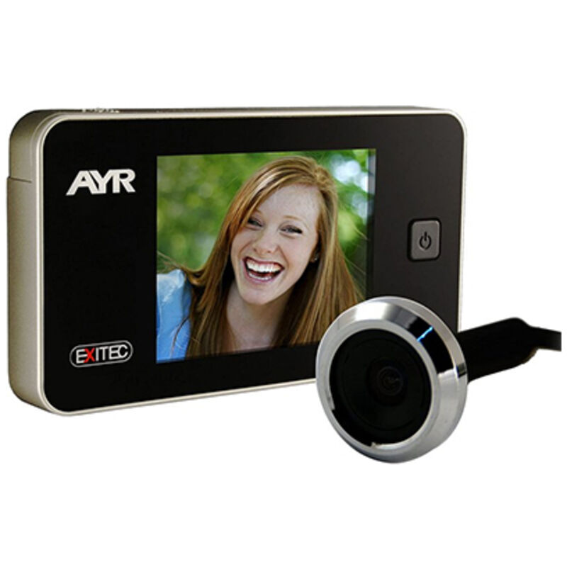 foto del prodotto ayr - spioncino digitale cromato exitec 7520