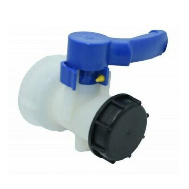 foto del prodotto ayyqh ymyny 1000 litri ibc serbatoio valvola 2 62mm valvola a farfalla integrata in plastica dn40 62mm 