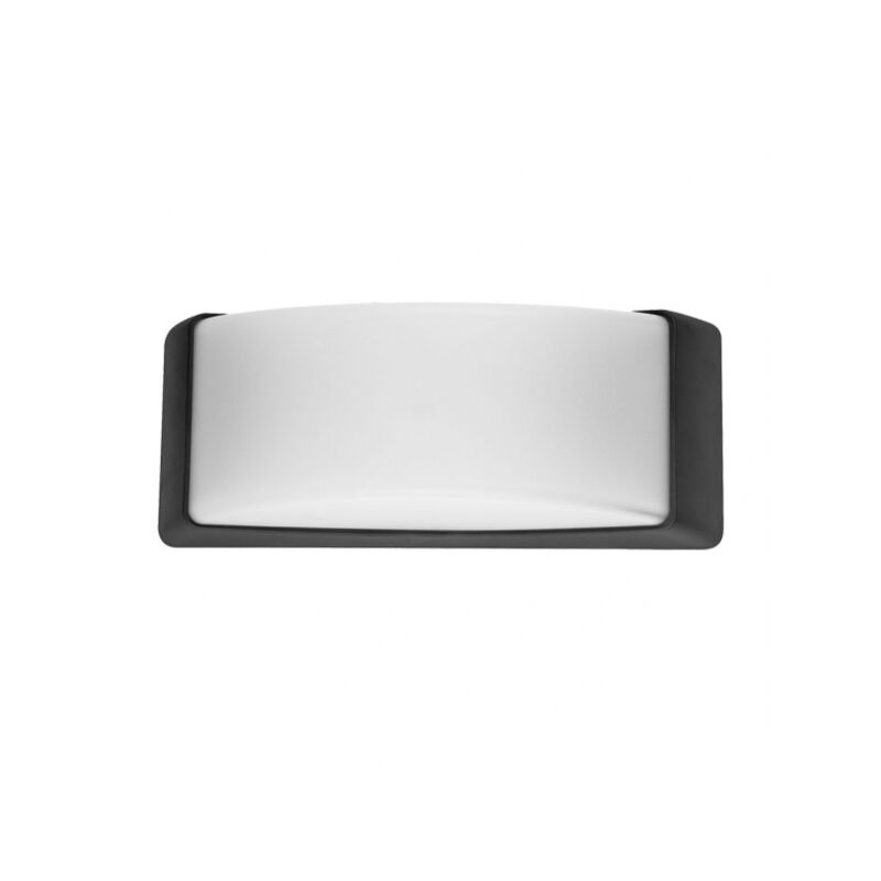 foto del prodotto azuki lampada da parete per esterni 1xe27 nero ip65 policarbonato 12,9x32x13 cm