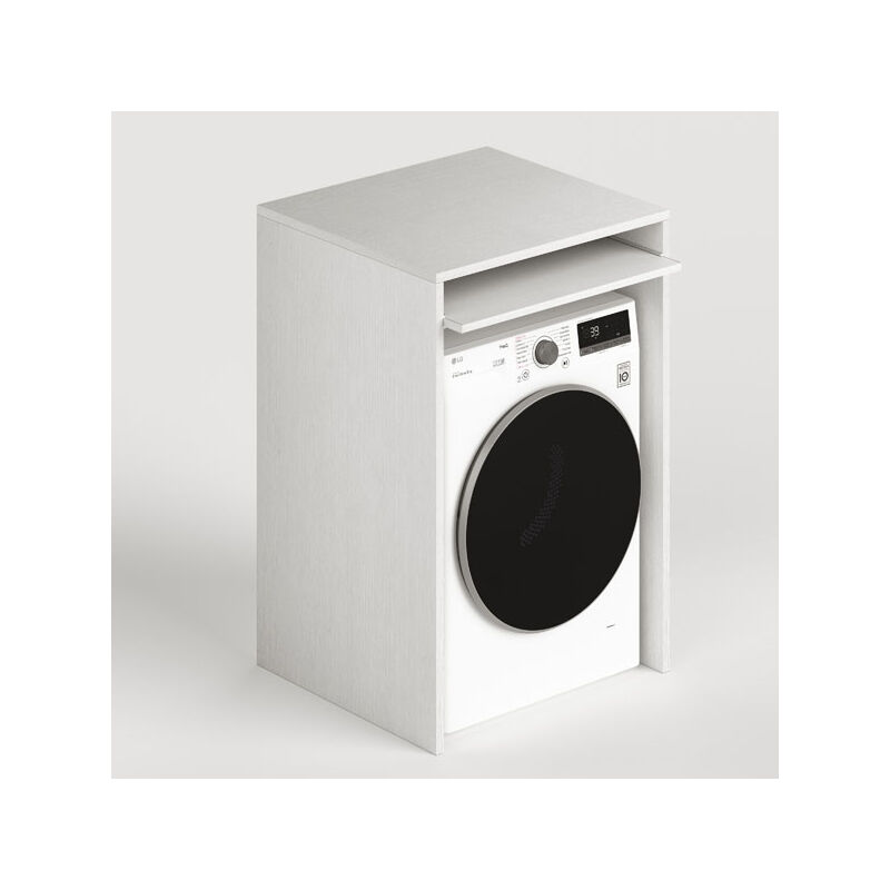foto del prodotto azur line mobile bagno coprilavatrice in legno. mobili lavanderia