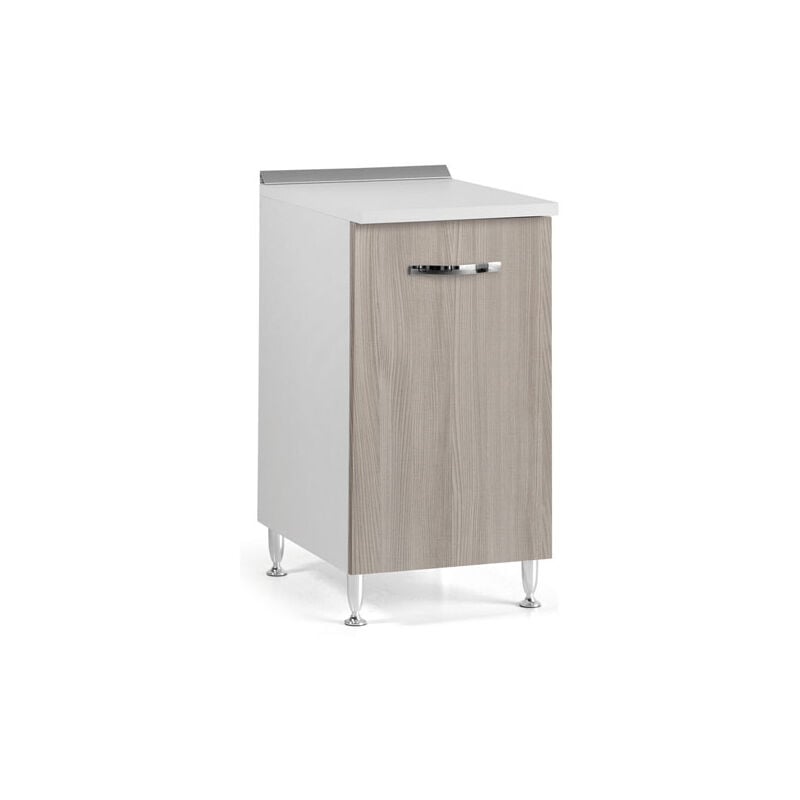 foto del prodotto azur line mobile mobiletto base per cucina componibile in legno colore olmo 40x50x85 cm