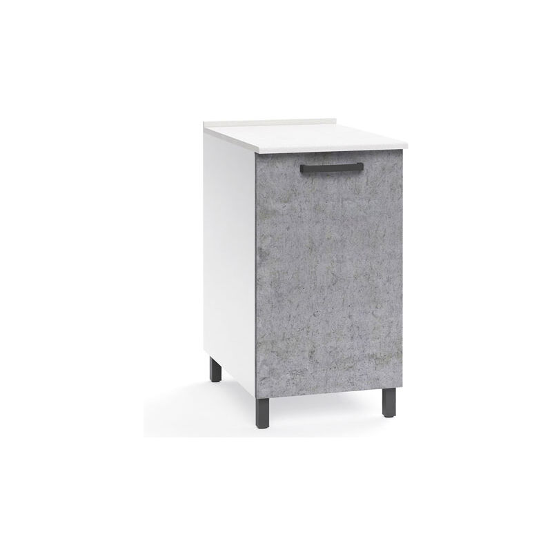 foto del prodotto azur line mobile per cucina componibile con anta 40 cm cemento.