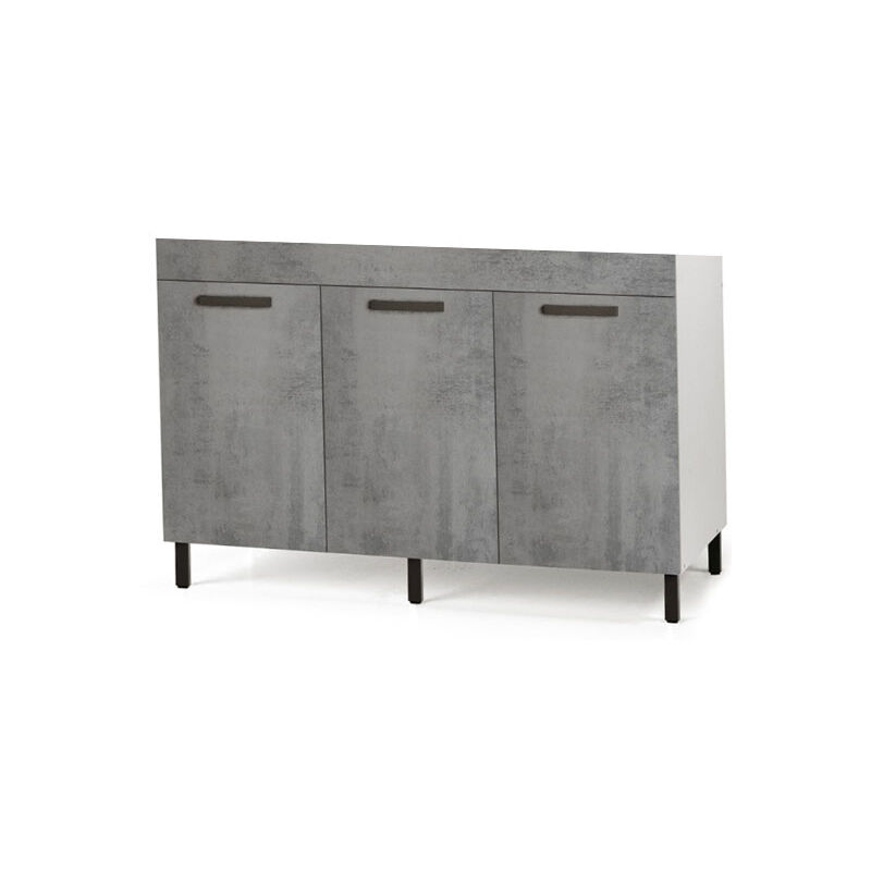 foto del prodotto azur line sottolavello cucina componibile con ante 120 cm cemento.
