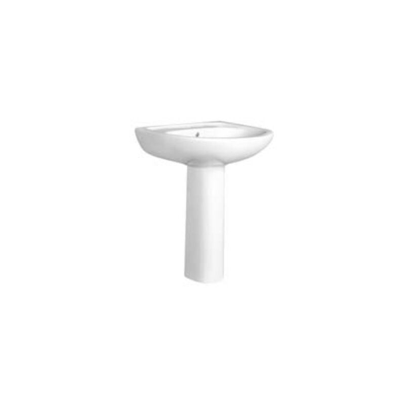 foto del prodotto azzurra colonna diana bianca in ceramica per lavabo bianca di ceramica