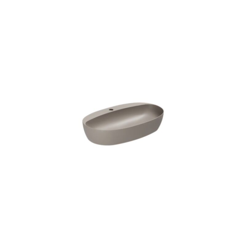 foto del prodotto azzurra lavabo appoggio elegance cirlce 90cm colore tortora