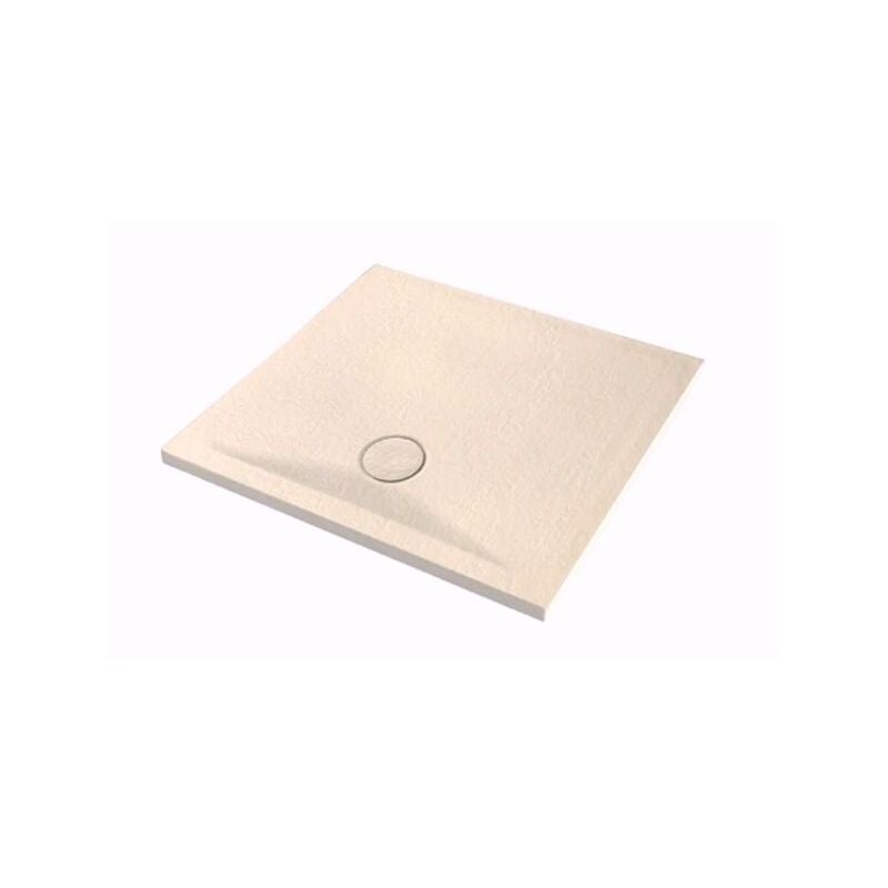 foto del prodotto azzurra piatto doccia 80x80 h.4 in ceramica beige pietraceramica di