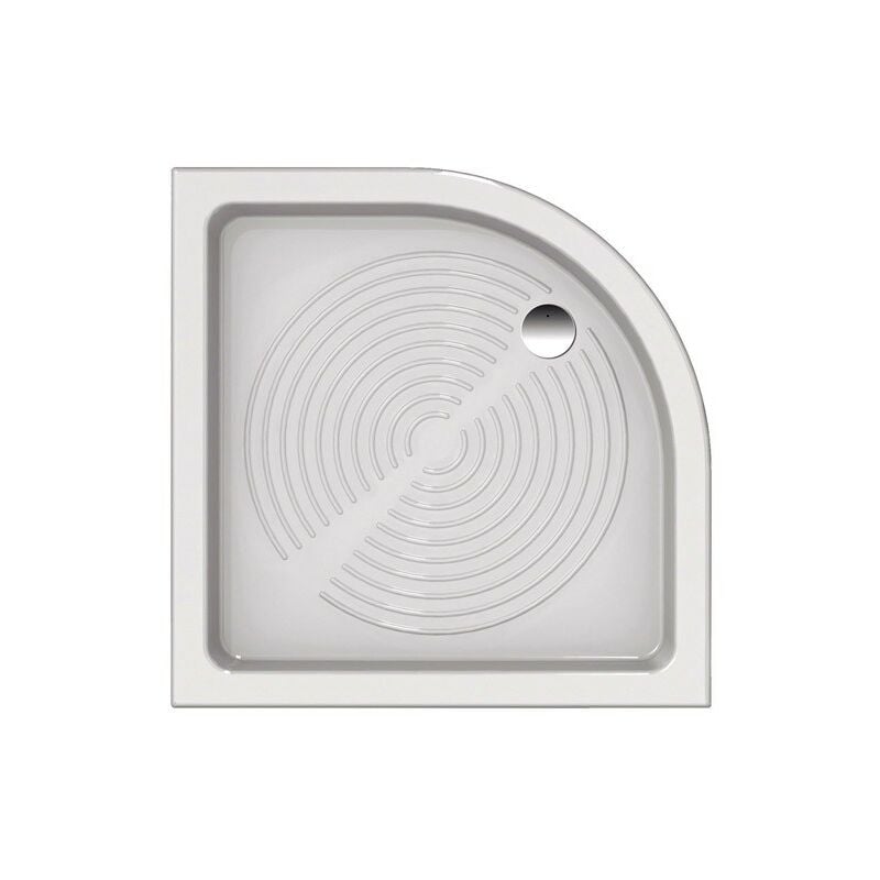 foto del prodotto azzurra piatto doccia 90x90 h.11 angolare in ceramica bianco lucido