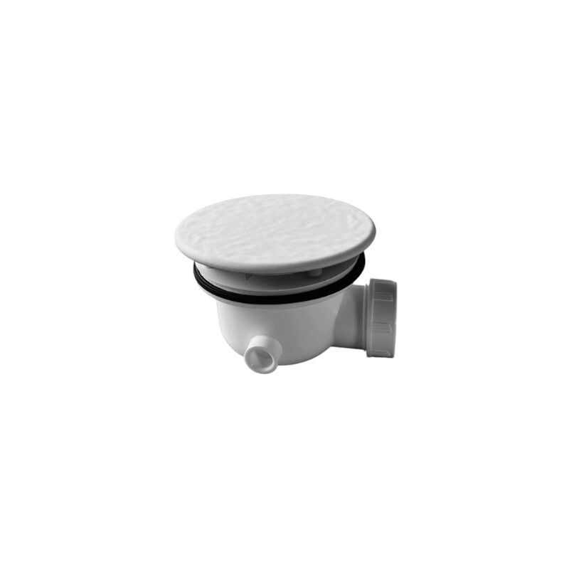foto del prodotto azzurra piletta con sifone per piatto doccia 90 mm con tappo in ceramica