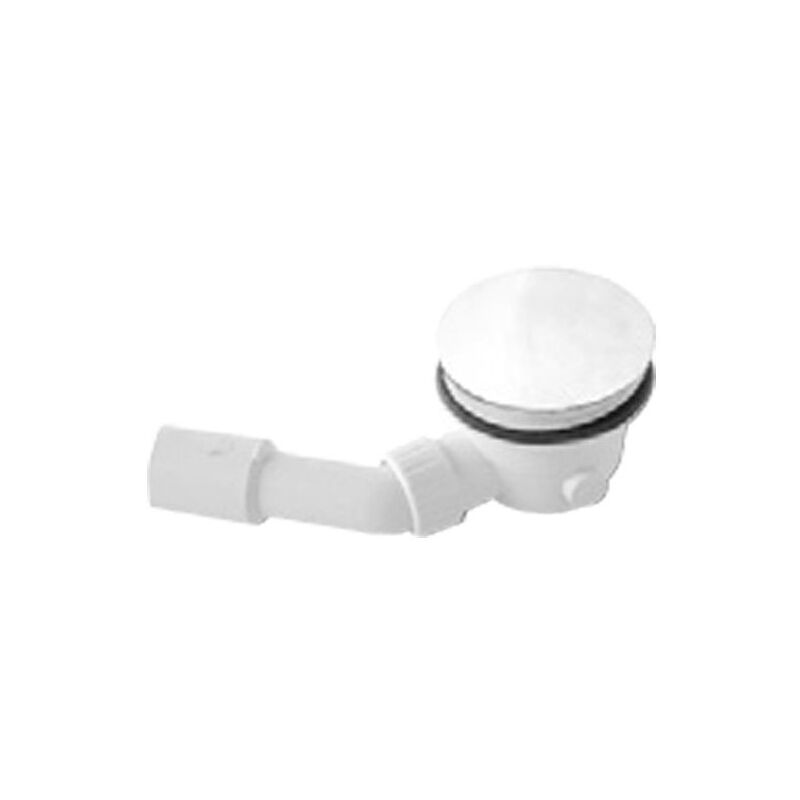 foto del prodotto azzurra piletta con sifone per piatto doccia diametro 90 mm tappo bianco