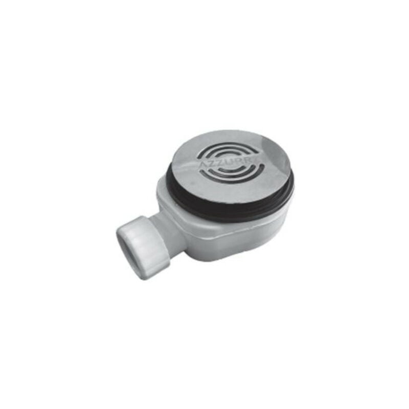 foto del prodotto azzurra piletta con sifone per piatto doccia solodue diametro 90 mm tappo