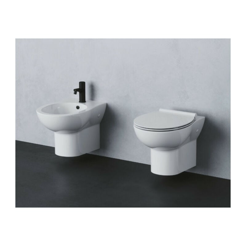 foto del prodotto azzurra sanitari fast sopesi con sedile softclose di ceramica