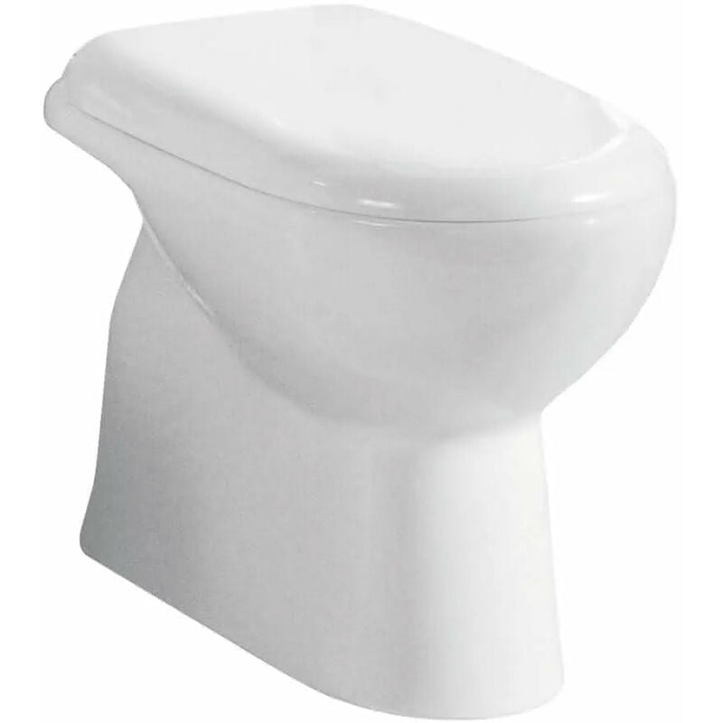 foto del prodotto azzurra vaso scarico a pavimento porcellana bianco serie diana senza coprivaso 