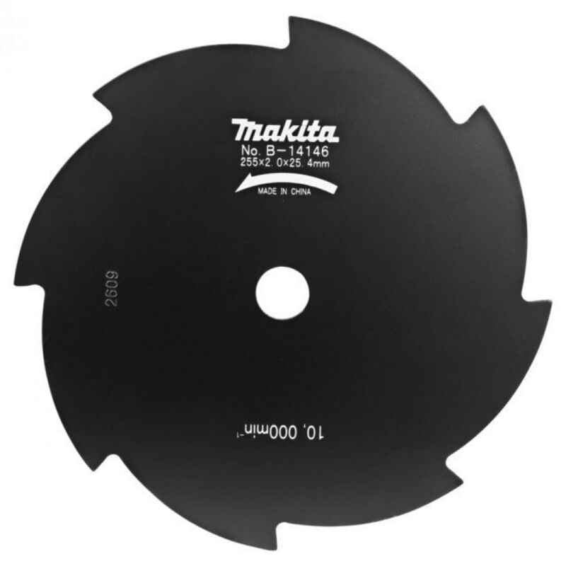foto del prodotto b 01747 lama metallo decespugliatori 255mm foro 20mm spessore 1,8 8t makita