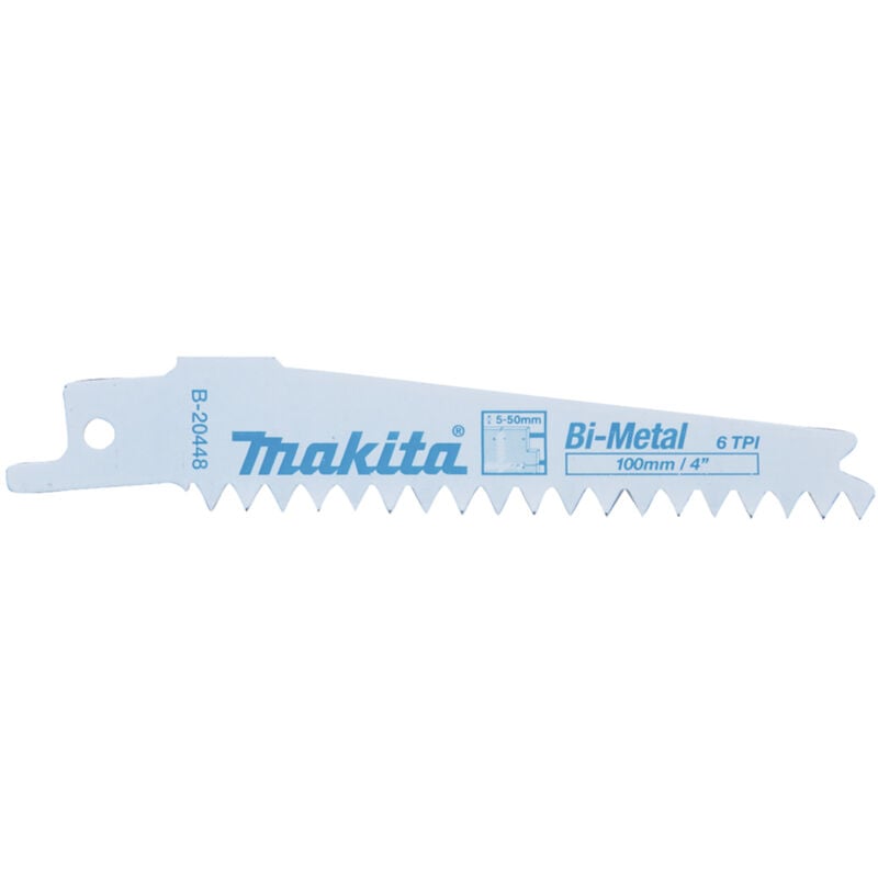 foto del prodotto b 20448 lama sega diritta 100x0,9mm 6tpi bim cartongesso 5pz makita