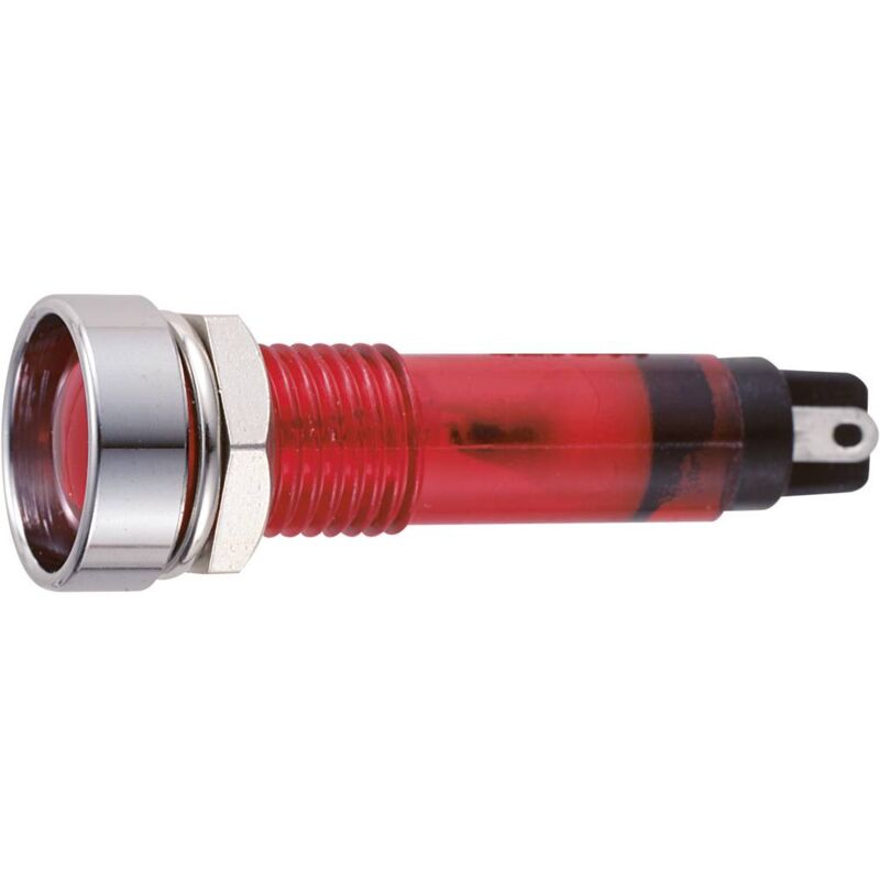 foto del prodotto b 406 12v red spia di segnalazione con lampadina 12 v rosso 1 pz. sedeco