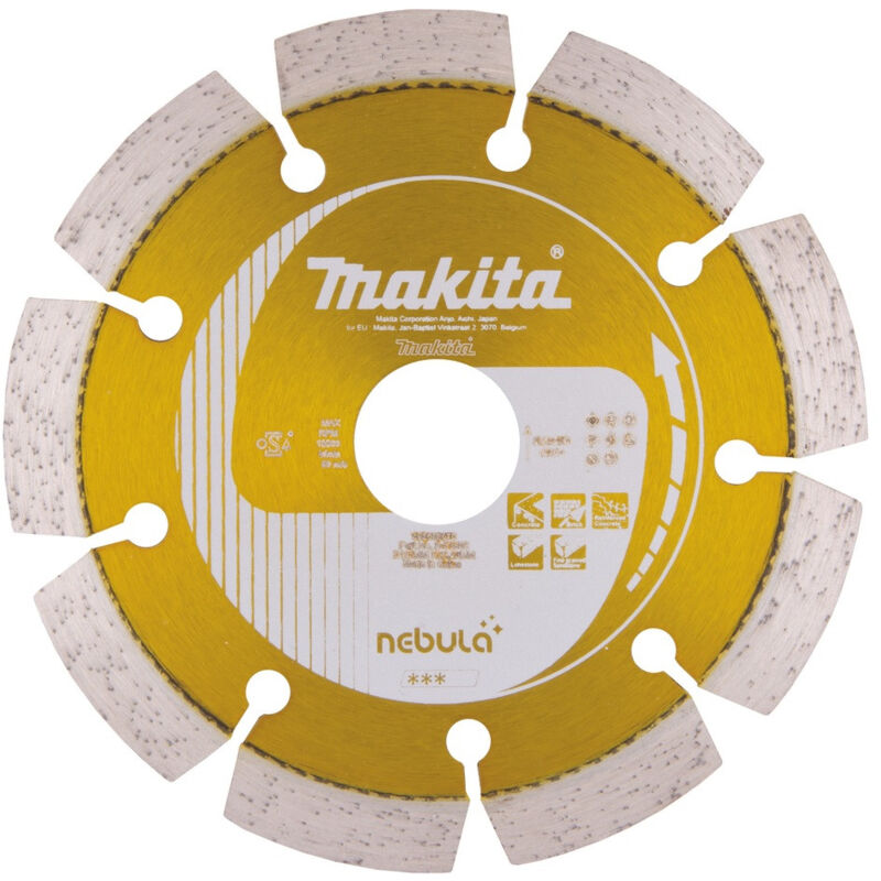 foto del prodotto b 53992 disque diamant makita nebula pour b ton d125mm