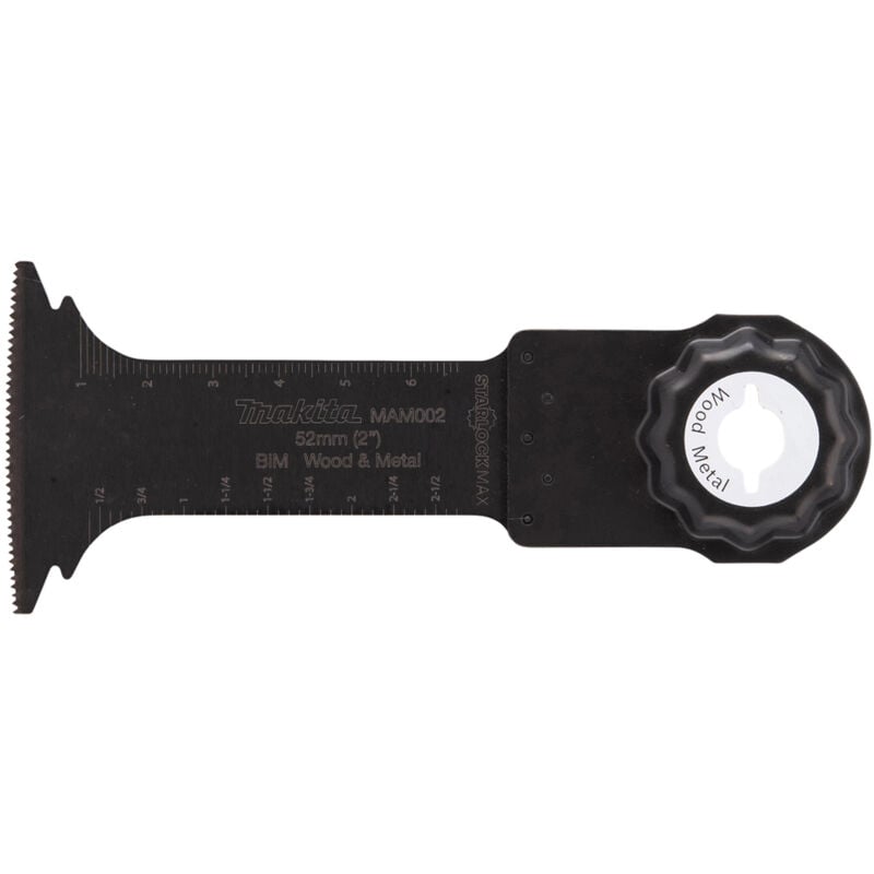 foto del prodotto b 66416 lama taglio affondamento starlock max 52x70mm 18tpi bim mam002 legno metallo makita
