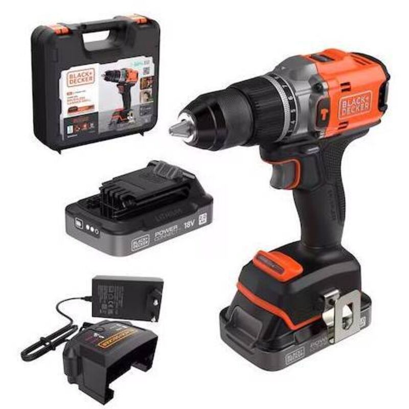 foto del prodotto b d trapano c perc bld683d2xk-qw 18v brushless