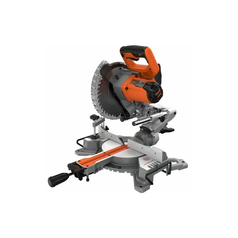 foto del prodotto b+d troncatrice scorrevole bes701-qs 1500w 216mm