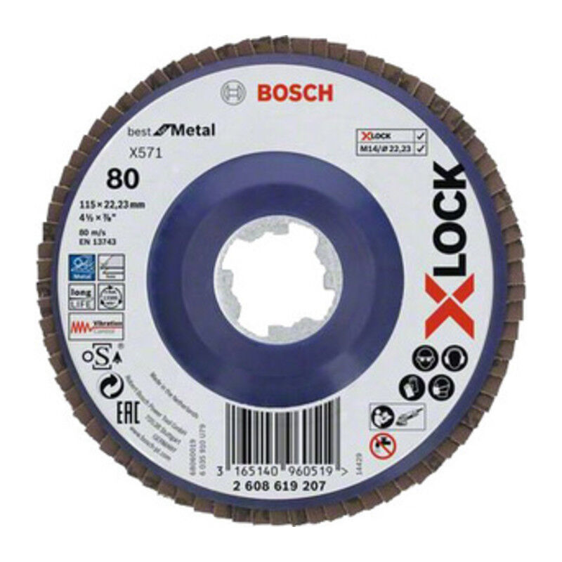 foto del prodotto b disco lamellarex-lockgr.80 mm.115 - bosch