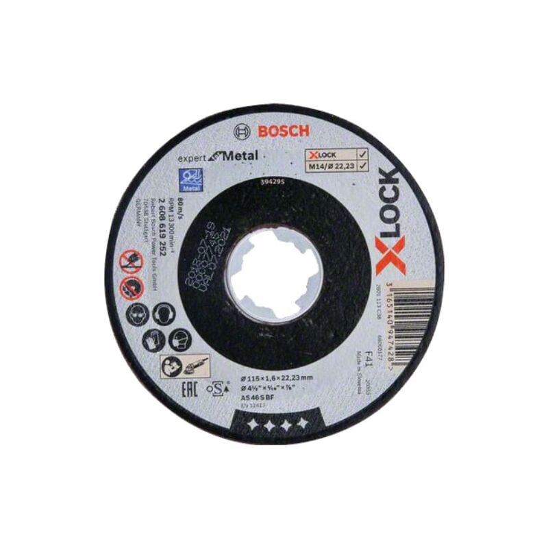 foto del prodotto b disco per metallo x lockmm.115x1,6 bosch