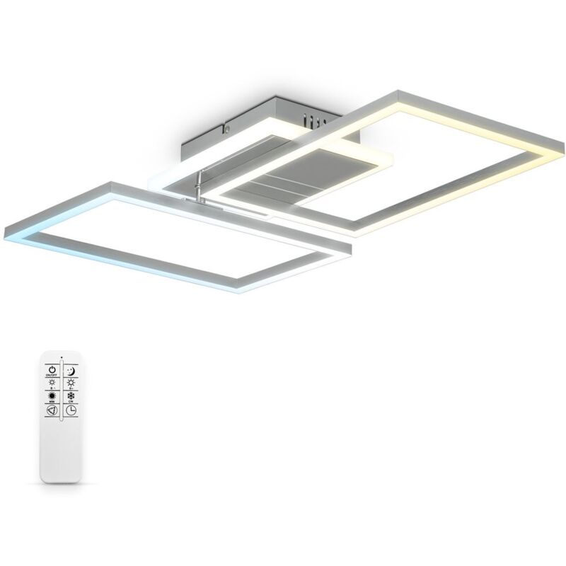 foto del prodotto b.k.licht 40 watt soffitto led i girevole i temperatura di colore infinitamente variabile i infinitamente dimmerabile i timer i funzione luce