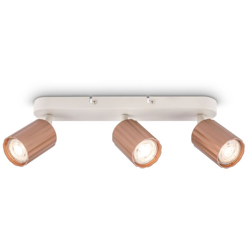 foto del prodotto b.k.licht faretti da soffitto lampada da soffitto lampada da soffitto camera da letto orientabile a 3 luci