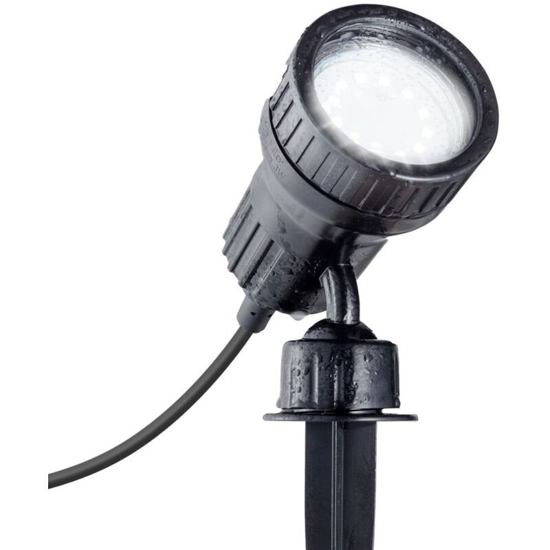 foto del prodotto b.k.licht faretto led da giardino orientabile, luce con picchetto per l illuminazione da esterni ip44, supporto per applicazione a parete, luce
