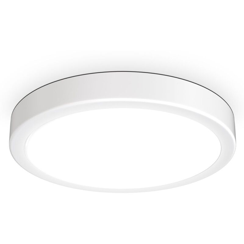 foto del prodotto b.k.licht i 18 w soffitto led i 4.000k i 28 cm di diametro i 2.000 lumen i luce bianca neutra i bianco