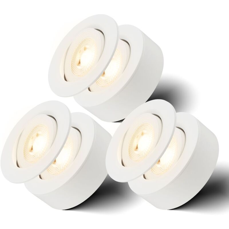 foto del prodotto b.k.licht lampada da soffitto a led cielo stellato ip44 12 w bianco metallo plastica briloner