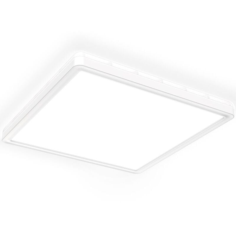 foto del prodotto b.k.licht lampada da soffitto led dimmerabile orientabile 24w nero metallo plastica briloner