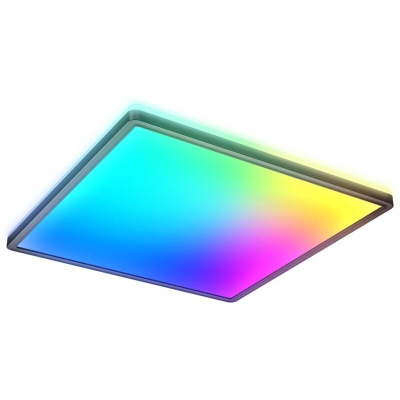 foto del prodotto b.k.licht lampada da soffitto led rgb dimmable panel colour change plafoniera luce indiretta 22w