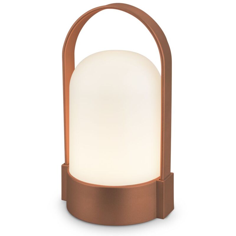 foto del prodotto b.k.licht lampada da tavolo a led lampada da tavolo a led ricaricabile dimmerabile senza fili touch terrazza bianco caldo
