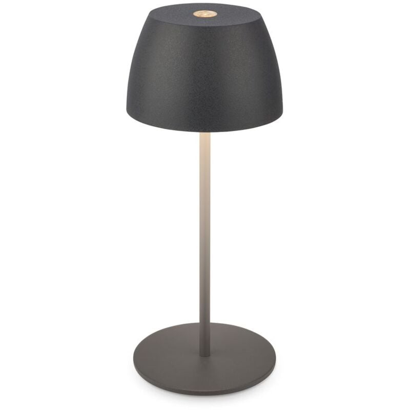 foto del prodotto b.k.licht lampada da tavolo lampada da tavolo incl. interruttore a cavo 1xe14 max. 25w bianco nero briloner
