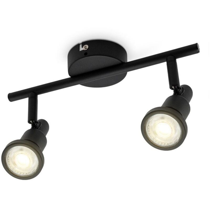 foto del prodotto b.k.licht led plafoniera bagno lampada da soffitto lampada da soffitto spot da soffitto incl. 2 lampadine da 5w ciascuna 400lm ip44