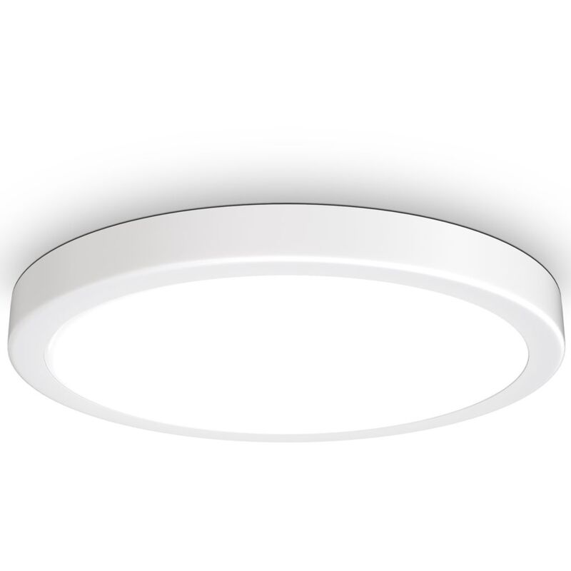 foto del prodotto b.k.licht plafoniera led 24w, luce bianca neutra 4.000k, diametro 38 cm, 3.000lm, lampada da soffitto bianca