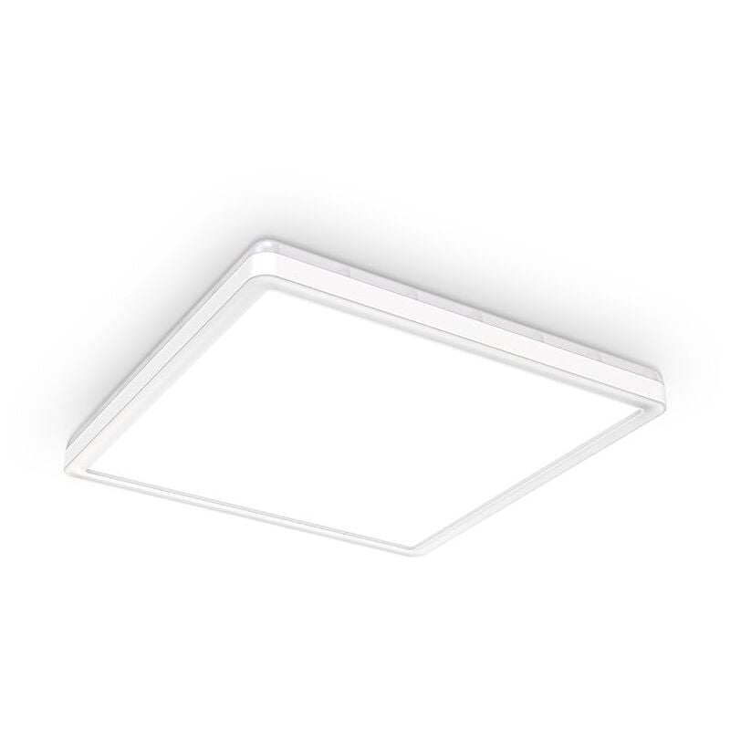 foto del prodotto b.k.licht plafoniera led dimmerabile su 3 livelli, 18w 2400lm, luce bianca neutra 4000k, ultrapiatta, illuminazione indiretta, pannello led,