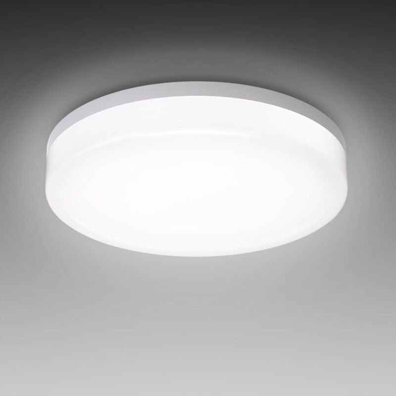 foto del prodotto b.k.licht plafoniera led, lampadario bagno a luce bianca naturale 4000k, led integrati 13w, 1600 lm, lampada da soffitto resistente agli schizzi