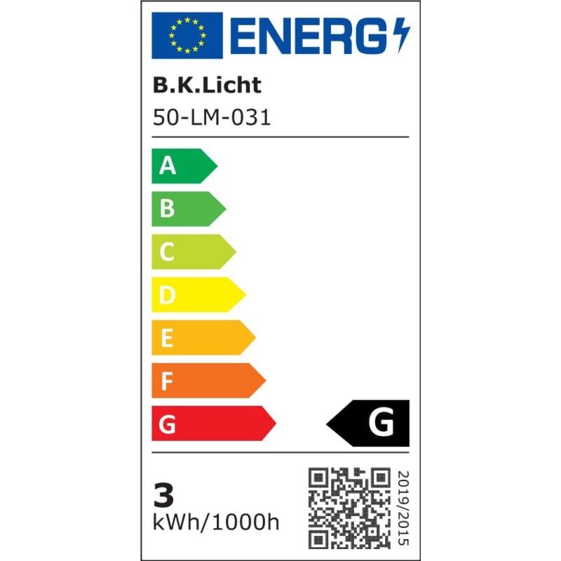 foto del prodotto b.k.licht plafoniera led orientabile, include 3 lampadine led gu10 da 3 w, 250 lm, luce calda, metallo color titanio, faretto da soffitto led,