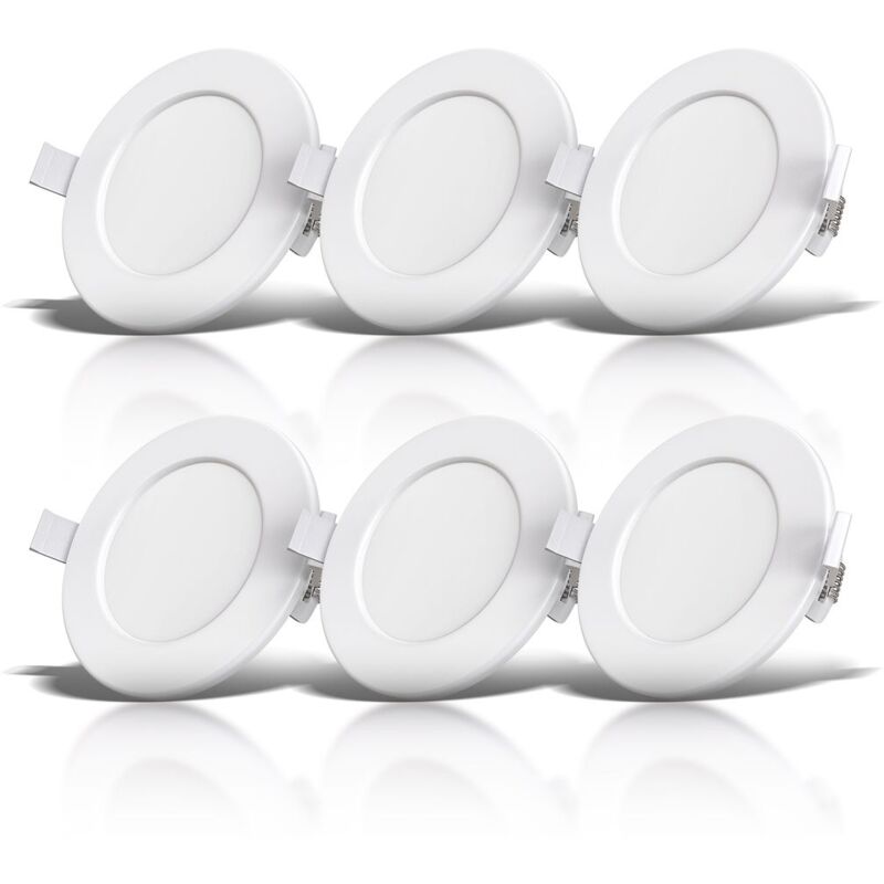 foto del prodotto b.k.licht set di luci da incasso a led, bianco, 6xmodulo led 6w