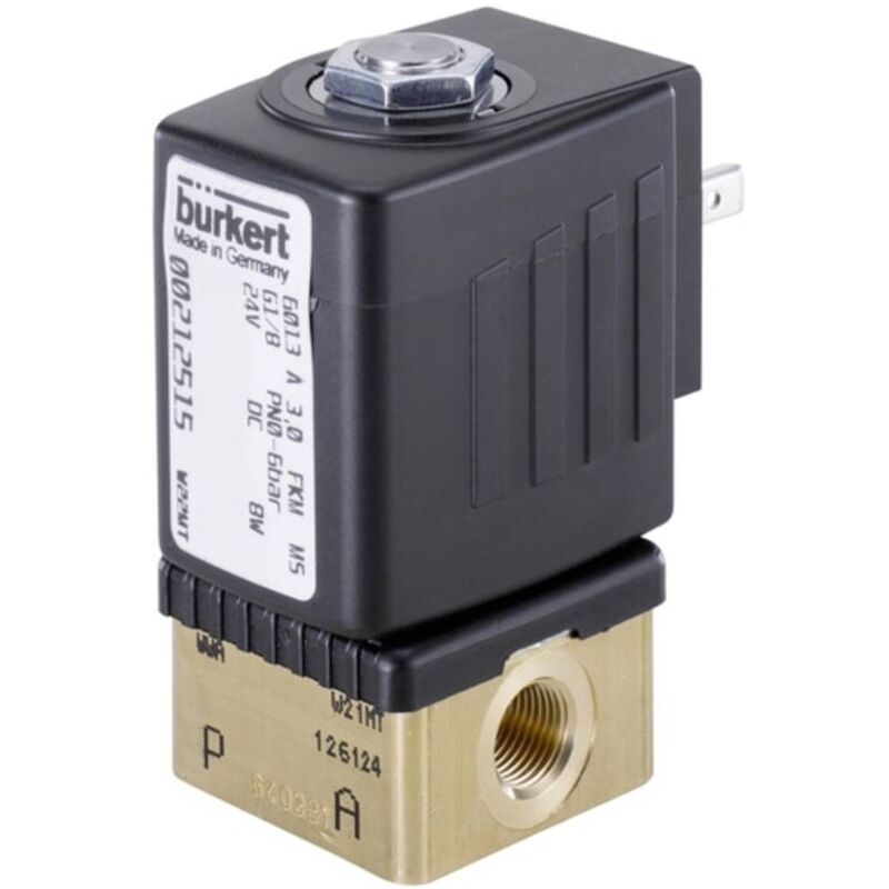 foto del prodotto b rkert valvola ad azionamento diretto 125304 6013 230 v ac g 1 4 manicotto larghezza nom 3 mm 1 pz.