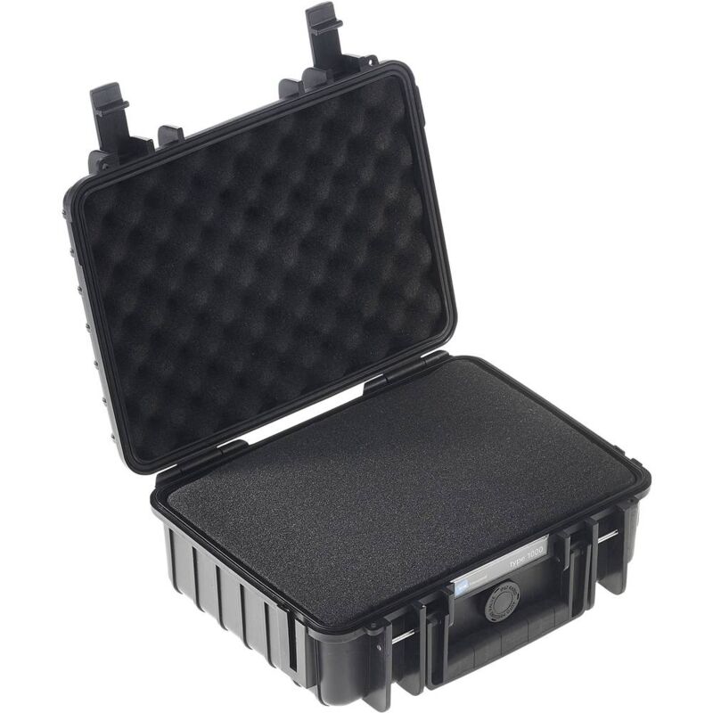 foto del prodotto b w b w international valigetta portaoggetti outdoor outdoor.cases typ 1000 4.1 l l x a x p 270 x 215 x 105 mm nero 100