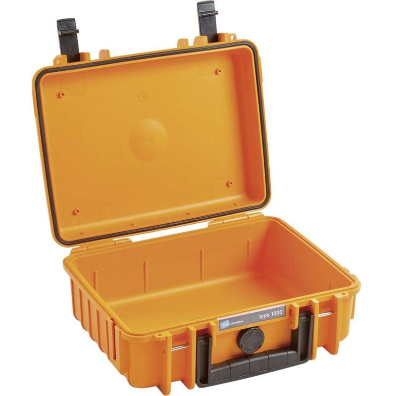 foto del prodotto b w international b w international valigetta portaoggetti outdoor outdoor.cases typ 1000 4.1 l l x a x p 270 x 215 x 105 mm arancion