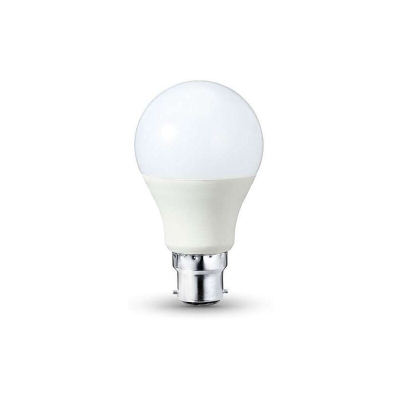 foto del prodotto b22 9w a60 equivalente 60w bianco hot 2700k